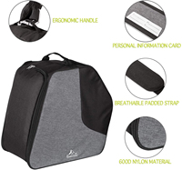 Vente en gros OEM RPET personnalisé, sacs à bandoulière de rangement d'équipement de ski en plein air, sac de chaussures de sport recyclé imperméable