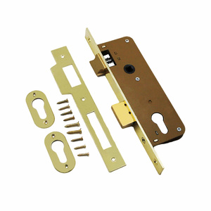 Serrure à profil européen 8530 à prix de gros usine, corps de serrure à mortaise de sécurité avec cylindre et loquet pour porte en bois - Sécurité des portes - Product Image 1
