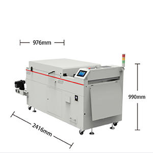 เครื่องเขย่าผงใหม่63ซม. พร้อมพัดลมคู่และสายพานลำเลียงเข้ากันได้กับเครื่องพิมพ์4หัว DTF รับประกัน1ปี - Product Image 4
