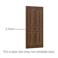Échantillon Gratuit : Panneau de Revêtement de Porte Décoratif en PVC Tendance 2026, Grain de Bois, MDF, HDF, pour Fabricants de Revêtements de Porte Pré-Apprêtés