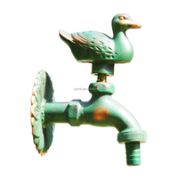 X5690 laiton matériel Antique et Bronze couleur artistique Animal canard forme de robinet de jardin