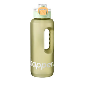 Vaso deportivo con superficie mate, gran capacidad, tapa de apertura rápida, vaso con pajita, portátil y práctico para estudiantes y actividades al aire libre. - Product Image 4