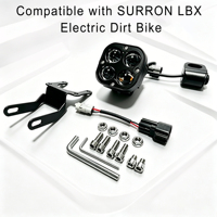 Kit de phares LED quad 24W pour Sur-Ron LBX Light Bee X, Plug and Play, faisceau haut et bas, phare avant
