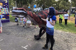 2024 giáng sinh kích thước cuộc sống khủng long trang phục cho hiệu suất - Product Image 4