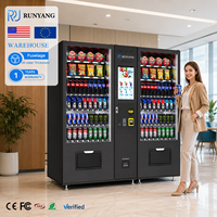 Distributeur automatique intelligent RUNYANG à écran tactile pour boissons et aliments, à monnayeur, pour l'extérieur