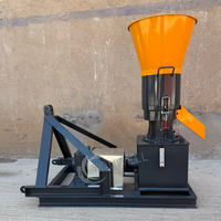 Granulateur PTO entraîné par tracteur avec boîte de vitesses pour la production de granulés d'aliments pour volailles, bétail, poulets et luzerne