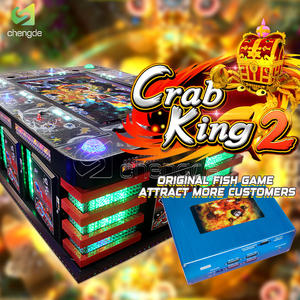 Máquina <span class=keywords><strong>de</strong></span> Juegos <span class=keywords><strong>de</strong></span> Pesca Arcade para 8 Jugadores, Último Modelo, Gabinete Metálico Rojo <span class=keywords><strong>de</strong></span> 86 Pulgadas, Juegos <span class=keywords><strong>de</strong></span> Disparos, <span class=keywords><strong>Juego</strong></span> <span class=keywords><strong>de</strong></span> Pesca Arcade - Product Image 1