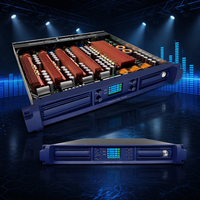 Amplificateur de puissance numérique professionnel 4 canaux 600W classe D pour enceintes Line Array et concerts