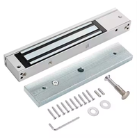 Serrure de porte intelligente étanche 180 kg (350 lbs) polie EM Lock 12V, contrôle d'accès, durable, antivol, électronique magnétique, à sécurité renforcée