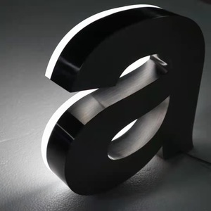 Juyi Tùy Chỉnh Kim Loại 3D Điện Biển Chiếu Sáng <span class=keywords><strong>LED</strong></span> Thư Kênh Tiệm hớt tóc Khói Cửa Hàng Cửa Hàng Dấu Hiệu Phía Trước - Product Image 1