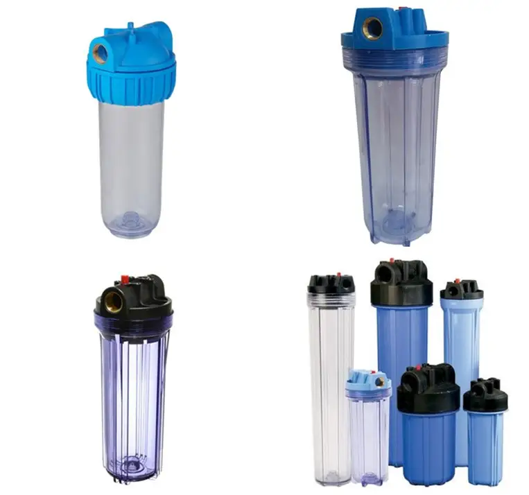 10 inch transparent filter bottle 2 points4 points front filter bottle automation water purifier filter cartridge