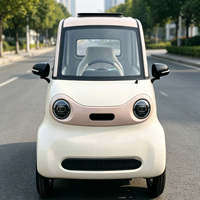Voiture électrique miniature pour femmes, 4 roues, cabine fermée, faible vitesse, véhicule électrique urbain pour trajets courts
