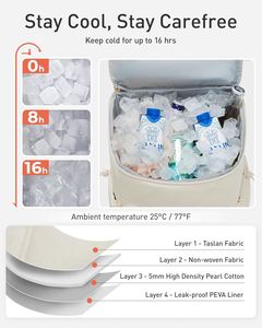 Cooler Backpack 30 Cans Lightweight <b>Insulated</b> Backpack Cooler Leak-Proof for Men and Women - Product Image 2