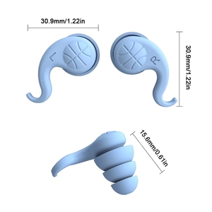 <span class=keywords><strong>Bouchons</strong></span> d'oreille en silicone souple pour les sports nautiques Réduction du bruit Sommeil Lavable <span class=keywords><strong>Bouchons</strong></span> de natation étanches Isolation phonique <span class=keywords><strong>Anti</strong></span>-<span class=keywords><strong>ronflement</strong></span> - Product Image 1