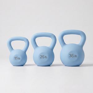 Kettlebell en fonte recouverte de silicone écologique, poids réglable, kettlebells portables antidérapants pour le corps entier - Product Image 5