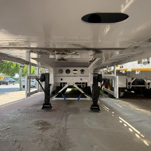 Semirremolque de Estacas con Estructura Reforzada de 3/4 Ejes, Semirremolque de Carga con Barandas de Alta Capacidad para Transporte de Caña de Azúcar - Product Image 5
