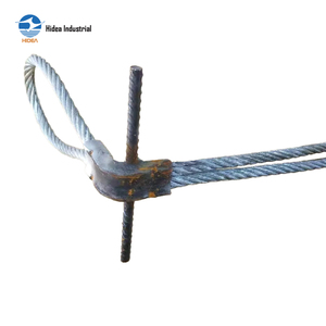 Insert de levage en béton préfabriqué précontraint, courbé et angulaire, à encastrer, 0,8-4T, pour plafonds minces en béton, dalles de plancher et puits lumineux - Product Image 3