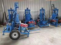 Foreuse portable diesel pour l'échantillonnage des sols, profondeur 150 m, moteur 22 CV, pompe et boîte de vitesses