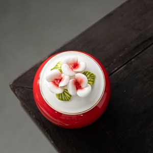 Fleur en céramique romantique fête <span class=keywords><strong>de</strong></span> <span class=keywords><strong>mariage</strong></span> bonbons emballage coffrets cadeaux <span class=keywords><strong>mariage</strong></span> remercier <span class=keywords><strong>invité</strong></span> cadeaux décoration - Product Image 3