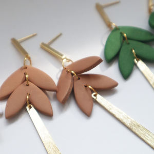 2025 New <strong>Fashion</strong> Leaf Earrings for Women Girls Simple Trendy Geometry Leaf Dangle Earring Earrings Jewelry <strong>Accessory</strong> - Product Image 1