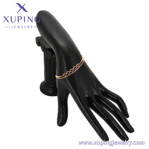 X000728006 Gioielli XUPING all'Ingrosso, Bracciale di Alta Qualità, Forma Rotonda 60mm, Placcato Oro 18K, Braccialetto alla Moda - Product Image 6