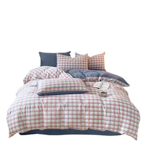 Moda popüler saten jakarlı zanaat lüks lüks tasarımlar nevresim yorgan yatak takımı, ünlü marka 4 adet yatak seti