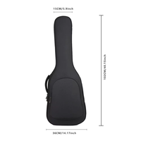 Custom Logo 36/38/42inch Oxford Zipper Waterproof Softback Folk Guitar & Electronic Organ Instrument Case YY-03 Guangdong China