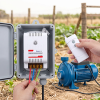 Interrupteur intelligent sans fil 220V avec télécommande 433/315MHz pour contrôle longue distance de 1km, idéal pour pompes à eau, moteurs, irrigation agricole et LED