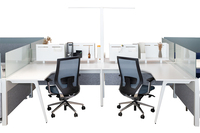 Module de bureau de travail avec éclairage, cloison de bureau pour la confidentialité, combinaison libre, mobilier de bureau de loisirs