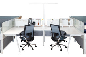 Módulo de <span class=keywords><strong>Escritorio</strong></span> <span class=keywords><strong>para</strong></span> Oficina con Luces, Cubículo de Oficina con Privacidad, Mamparas, Combinación Libre, Muebles de Oficina de Estilo Casual - Product Image 2