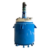Réacteur à cuve agitée à double enveloppe de 2000 L, chauffage électrique, réacteur de réaction de résine agité, cuve de réaction en acier inoxydable, chaudière de réaction agitée