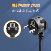 Prise européenne C13 Cordon d'alimentation Longueur personnalisée 1M 2M 3M 5M pour PC Ordinateur et moniteur Alimentation