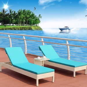 Tumbonas modernas de mimbre para exteriores, cómodas tumbonas para el sol - Product Image 3