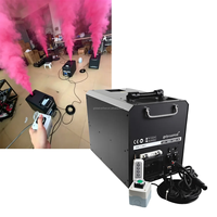 Machine à fumée couleur révélatrice de sexe, étanche, 3000W, machine à fumée arc-en-ciel, équipement d'effets de scène DJ, contrôle DMX, pour mariage