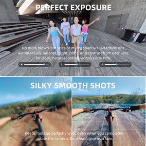กล้อง Insta360 X4 Air Professional 8K 30FPS 360 องศา สำหรับถ่ายวิดีโอ กันน้ำ พร้อมเซ็นเซอร์ภาพ CMOS สำหรับกีฬา แอคชั่น และบันทึกภาพขณะขี่มอเตอร์ไซค์ - Product Image 6