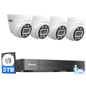 ฮิซี 5MP ระบบตรวจจับความเคลื่อนไหว กล้องมองกลางคืนแบบสี ชุด NVR ระบบเฝ้าระวัง อุปกรณ์ IP65 รองรับ H.265 รุ่น PK-4YHC725 เครื่องบันทึกกล้องวงจรปิด - Product Image 2