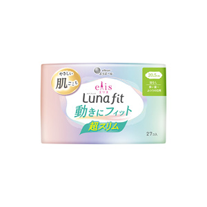 Japón Importa Toallas Sanitarias Luna Fit de Marca Privada, Ultrafinas de 20.5 cm, Sin Alas - Product Image 1