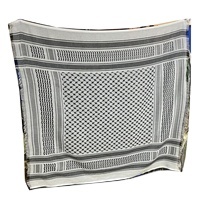 パレスチナ人ヒジャーブ柄ケフィエ頭スカーフアラビア人男性クフィヤスカーフ - Product Image 4