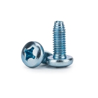 Vis à tête cylindrique Phillips DIN7500 en acier A235, classe 10.9, grade 4.8, zinguée bleu, de qualité usine YPH
