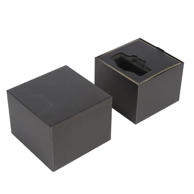 Высококачественная Черная картонная коробка с принтом, упаковочная коробка для кабеля передачи данных, коробка для зарядки, упаковка для мобильного телефона