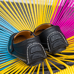 Mocassins en cuir de haute qualité pour hommes, grande taille, décontractés, à enfiler, chaussures plates pour hommes, chaussures de conduite tendance - Product Image 5