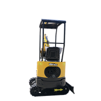 Mini-chargeuse sur chenilles Topone avec moteur diesel, capacité de 1200 kg, pour travaux de construction, avec un moment de charge élevé et une pompe
