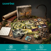 Cartes d'art personnalisées de luxe et jetons décoratifs pour événements thématiques, cadeaux de team building pour employés, ensemble de jeux de société