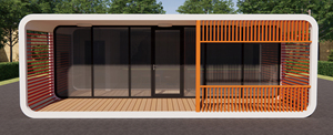 Villa miniature portable de luxe 20/40 pieds, cabane modulaire mobile, conteneur détachable et extensible, hôtel-resort, maison de camping - Product Image 2