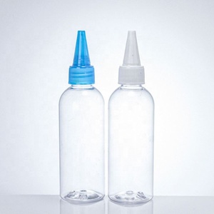 Dropper <b>Bottle</b> 100 ml Plastic Pet <b>Squeeze</b> <b>Bottle</b> With Twist Lid Soft Hair Oil Dye Applicator - Product Image 2
