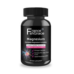 Complément de magnésium complexe du fabricant OEM, 90 capsules, soutient la fonction immunitaire et la santé des adultes, extraits de magnésium complexe - Product Image 1