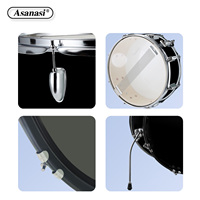 Batterie de percussions complète 5 pièces pour adultes débutants, en bois de peuplier, pour débutants