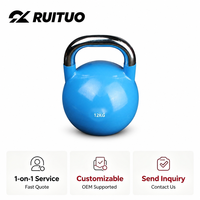 Kettlebell en fer durable avec poignée antidérapante pour un entraînement universel et une musculation complète du corps
