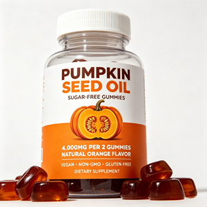Gummies quotidiennes pour la prostate et le bien-être, 4000 mg d'extrait de graines de citrouille par portion, favorisent la vitalité masculine et la santé urinaire, sans sucre - Product Image 1