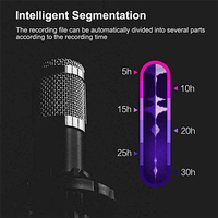 Enregistreur vocal numérique WAV Q70 à aimant puissant, activation vocale, distance d'enregistrement de 5 m, capacité jusqu'à 32 Go, autonomie de 40 jours